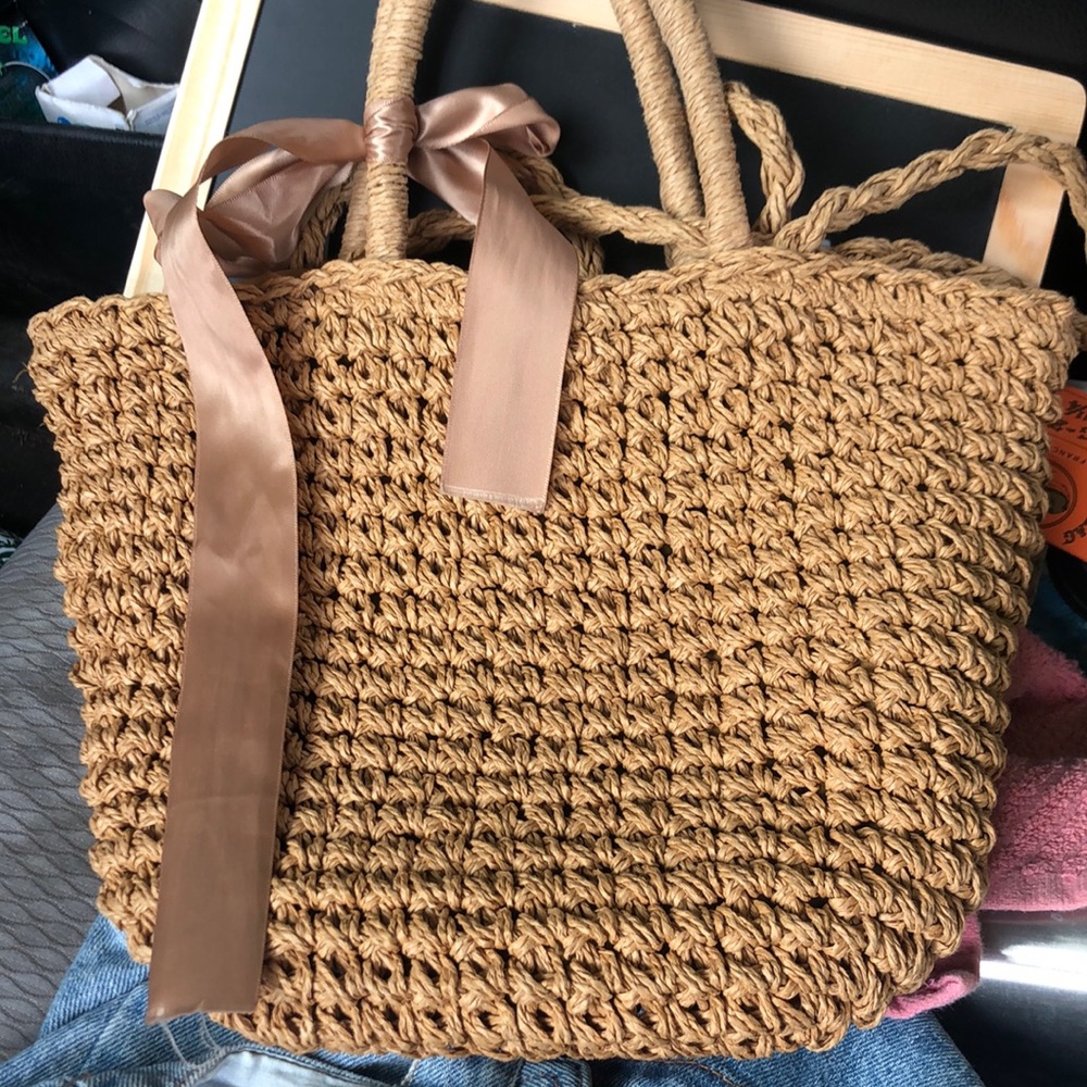 natural fiber purse